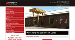 Desktop Screenshot of integratedhealthcentre.ca