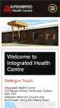 Mobile Screenshot of integratedhealthcentre.ca